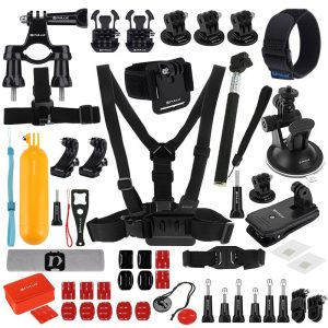 Rinkinys of 53 Puluz accessories for sports cameras PKT16-1