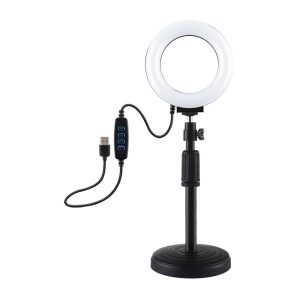 Ring LED Lempa Puluz with adjustable base PU391-1