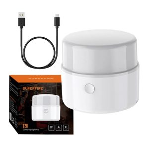 Camping Lempa Superfire T20, 180lm, USB-1
