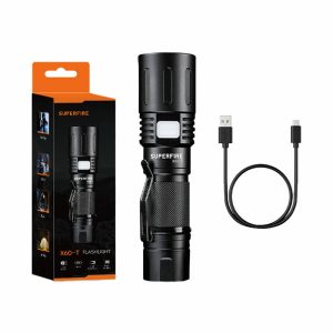 Žibintuvėlis Superfire X60-T, 1500lm, USB-1