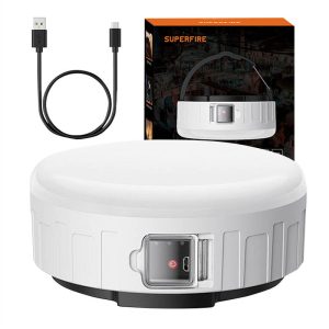 Superfire T25 camping light, 400 lm, USB, 3 modes-1