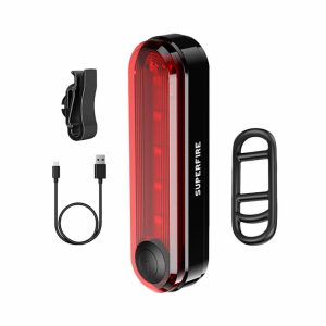 Superfire BTL01 rear bike light, USB, 230mAh-1