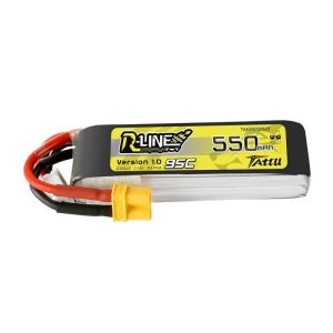 Baterija Tattu R-Line 550mAh 7.4V 95C 2S1P XT30-1