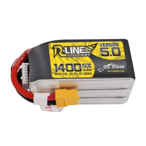 Baterija Tattu R-Line 5.0 1400mAh 22.2V 150C 6S1P XT60-1