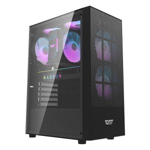 Darkflash A290 computer Dėklas (black) + 3 fans-1