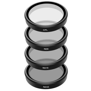 Rinkinys of 4 TELESIN CPL/ND8/ND16/ND32 filters for DJI Osmo Action 3 / 4 / 5-1