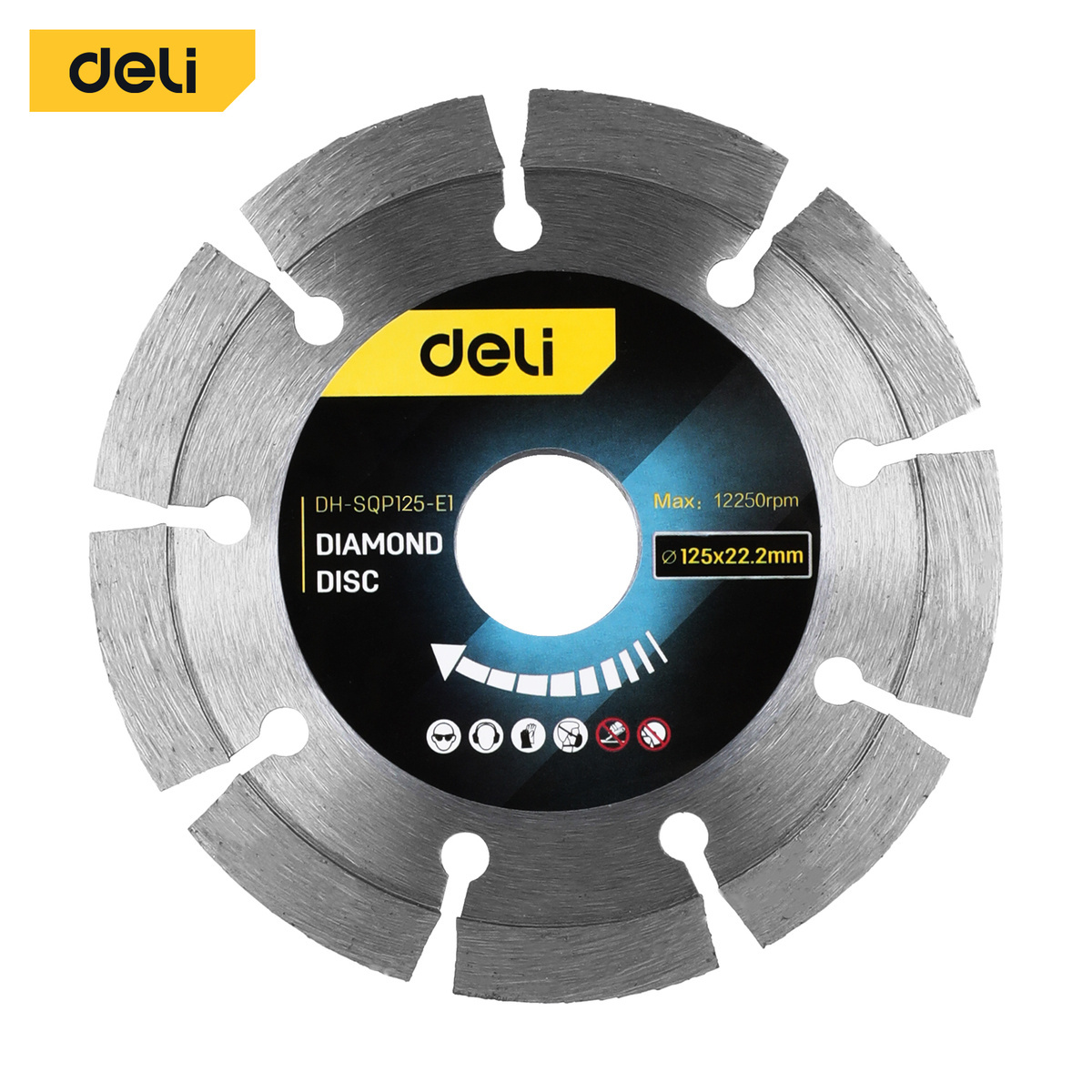 Diamond disc Deli Tools EDH-SQP125-E1-1