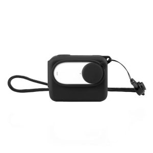 Silicon protective Dėklas Puluz for Insta360 GO 3 with lens cap-1