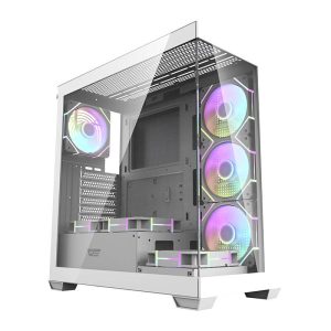 Computer Dėklas Darkflash DS900 (white) + 7 ARGB Fans-1