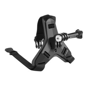 PULUZ helmet chin mount for sports cameras (including X5 / X4, Osmo Action 5 Pro) PU579B-1