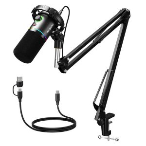 Dynamic Mikrofonas Maono PD200XS (black)-1