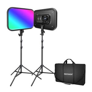 Kit Neewer RGB168 RGB LED, two lamps 60W 2500-8500K-1