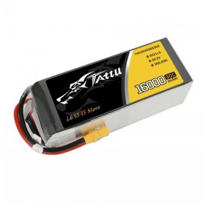 Tattu 16000mAh 22.2V 30C 6S1P LiPo Baterija Pack with XT90 Anti-spark Plug-1