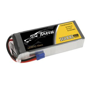 Tattu 16000mAh 14.8V 30C 4S1P Lipo Baterija Pack with EC5-1