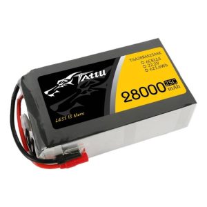 Tattu 28000mAh 22.2V 25C 6S1P Lipo Baterija Pack with AS150+XT150-1