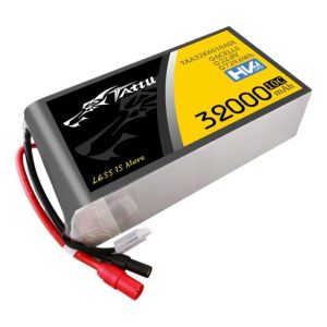 Tattu 32000mAh 22.2V 25C 6S1P Lipo Baterija Pack with AS150+XT150-1