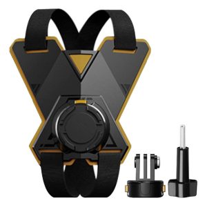 PULUZ motorcycle helmet mount for sports cameras (including Ace Pro 2, Osmo Action 5 Pro)-1