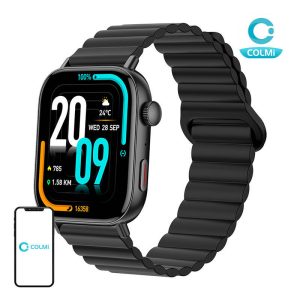 Colmi C8 Max Išmanusis laikrodis with magnetic strap (black)-1
