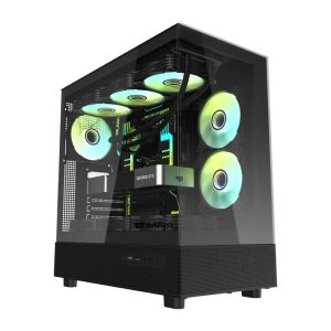Darkflash DPX90 computer Dėklas (black) + 3 fans-1