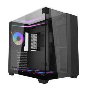 Darkflash TH285 computer Dėklas (black) + 4 fans-1
