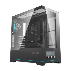 Darkflash DY451 PRO computer Dėklas (black) + 1 fan-1