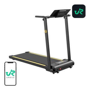 UREVO Foldi Mini electric treadmill (black and orange)-1