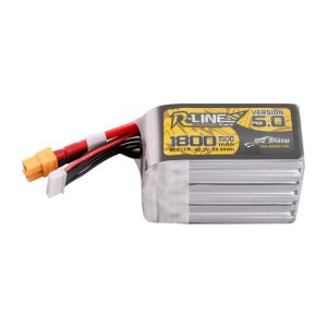 Lipo Tattu R-Line Version 5.0 1800mAh 22.2V 150C 6S Baterija with XT60 connector-1