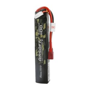 Lipo Gens ace 25C 1100mAh 3S1P 11.1V Airsoft Gun Baterija with T-plug-1