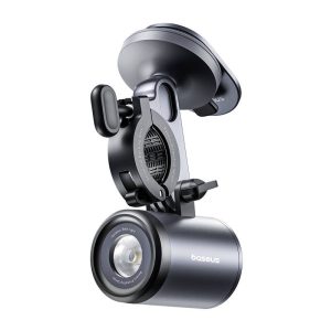 Baseus PrimeTrip 2-in-1 bike mount, phone holder + Žibintuvėlis (black)-1