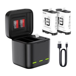 Three-channel Baterija charger for GoPro Hero 13 Black Telesin (S0-BCG-10-TGP)-1