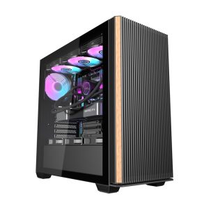 Darkflash DS900WS computer Dėklas (black) + 4 fans-1
