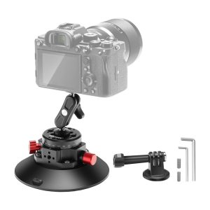 Mount with suction cup 1/4 inch Neewer CA013 for sports cameras (DJI Action, GoPro, Insta360)-1