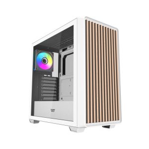 Darkflash DS900WD ATX computer Dėklas (White) + 4 fans-1