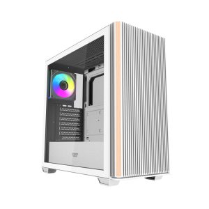 Darkflash DS900WS computer Dėklas (White) + 4 ARGB fans-1