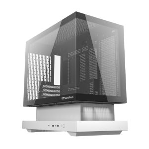 Darkflash F1 computer Dėklas (White) + 6 ARGB fans-1