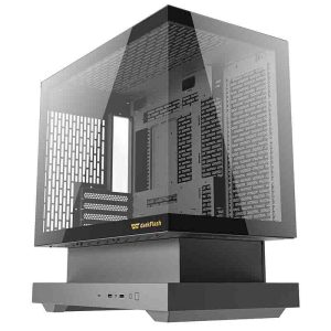 Darkflash F1 computer Dėklas (Black) + 6 ARGB fans-1