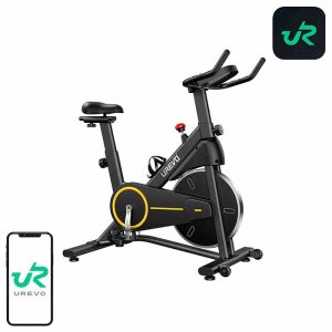 UREVO T1 exercise bike (black and yellow)-1