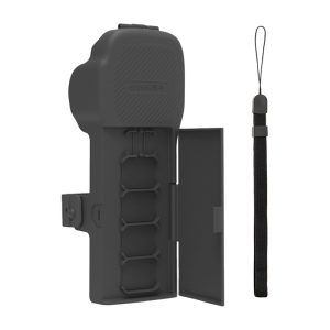 Sunnylife protective Dėklas with strap and lanyard for Osmo Pocket 3 (gray)-1