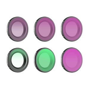 Rinkinys of 6 Sunnylife 1/4 Black Mist + CPL + ND8 + ND16 + ND32 + ND64 filters for Osmo Nano-1