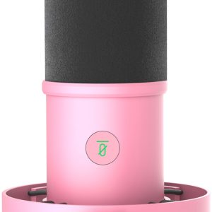 Fifine K688P dynamic Mikrofonas (pink)-1