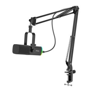 Fifine AM8T gaming Mikrofonas with boom arm (black)-1