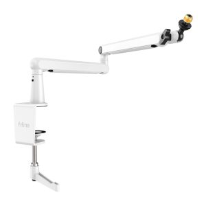 Fifine BM88W Mikrofonas desk stand (white)-1
