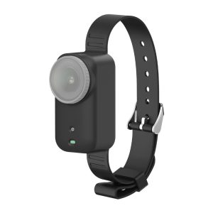 Silicone band / Pet collar Puluz for DJI Osmo Nano (Black)-1