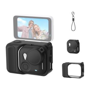 Silicone protective Dėklas Puluz for Insta360 Go Ultra (Black)-1