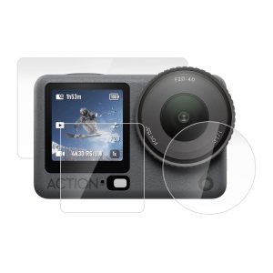 Puluz tempered glass Rinkinys for DJI Osmo Action 6 (3 pcs).-1