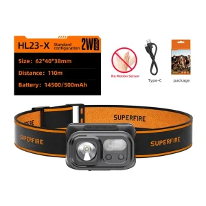 Superfire HL23-X headlamp Žibintuvėlis-1