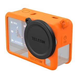 Telesin Silicone Protective Dėklas for DJI Osmo Action 6 (Orange)-1
