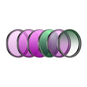 Filtras set for DJI Action 6 (CPL/ND8/16/32/64/Black Mist 1/4)-1