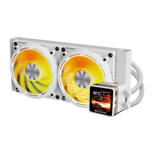 Water cooling for the processor DE240 (white)-1