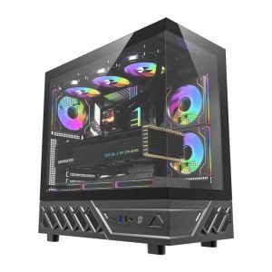 DarkFlash DS950 computer Dėklas (black) + 6 fans-1